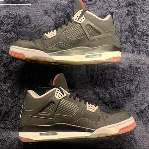 Jordan 4 Bred golf shoes